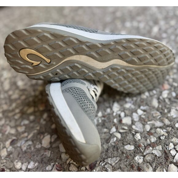 Olukai Huia Gray Mesh Sneakers Women’s 7.5 — Lightweight Everyday Comfort Shoe - Picture 5 of 7